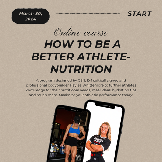 NUTRITION COURSE AVAILABLE NOW!